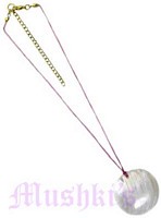 Mop Pendant with thread Necklace - click here for large view